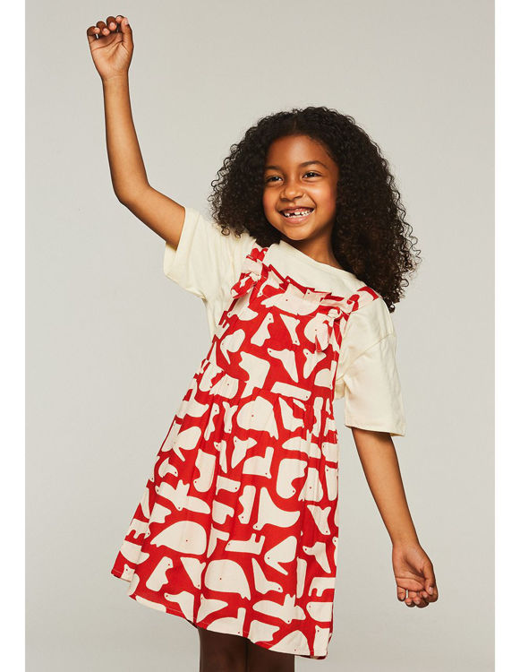 Εικόνα για Φόρεμα Τιραντάκι Mini Compania Fantastica print "φαλαινάκια"