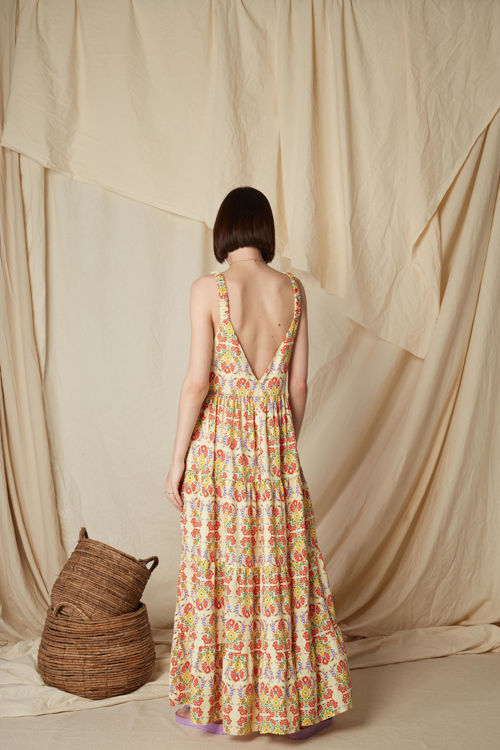 Εικόνα για Renes Maxi Dress (Rodia Yellow Print)