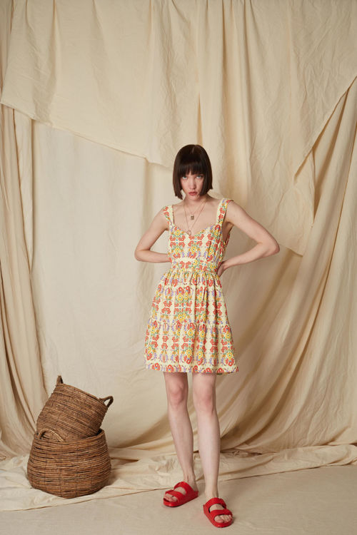 Εικόνα για Skyrianaki Mini Dress (Rodia Yellow Print)
