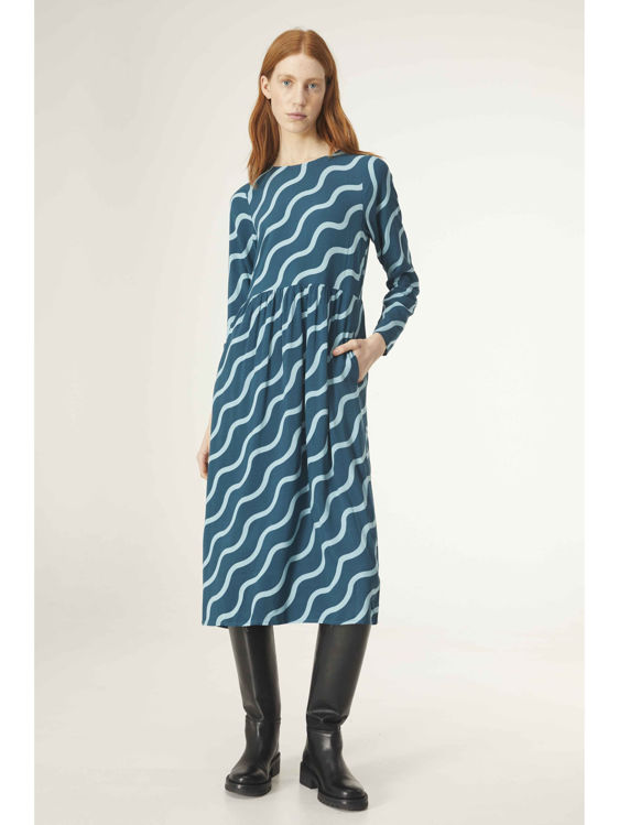 Εικόνα για Φόρεμα Midi Compania Fantastica print "waves"