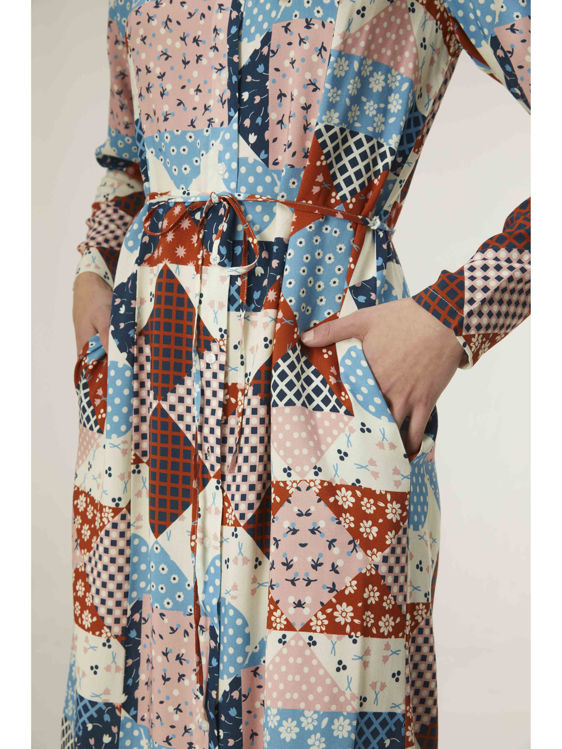 Εικόνα για Φόρεμα Midi Compania Fantastica print "patchwork"